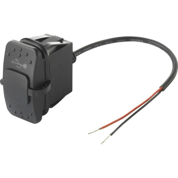 TRU COMPONENTS TC-9070408 Dual USB-oplader stopcontact 4,2 A blauw Bus, inbouw 1 stuk(s)