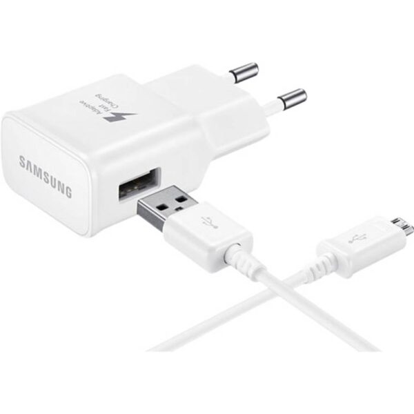 Samsung EP-TA200EWE USB-oplader 15 W 1x USB-A, 1x Micro-USB Wit Snellader