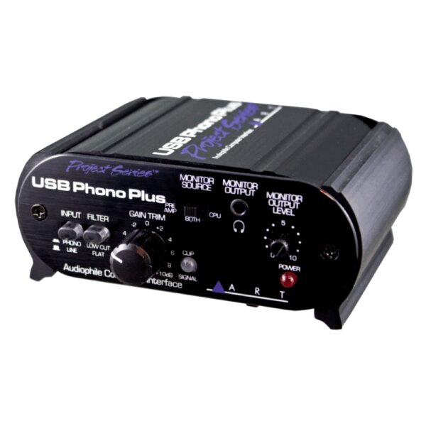 ART USB Phono Plus PS Voorversterker & audio-interface