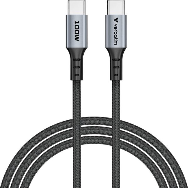 Verbatim Mobiele telefoon Kabel [1x USB-C stekker - 1x USB-C stekker] 1.2 m USB-C