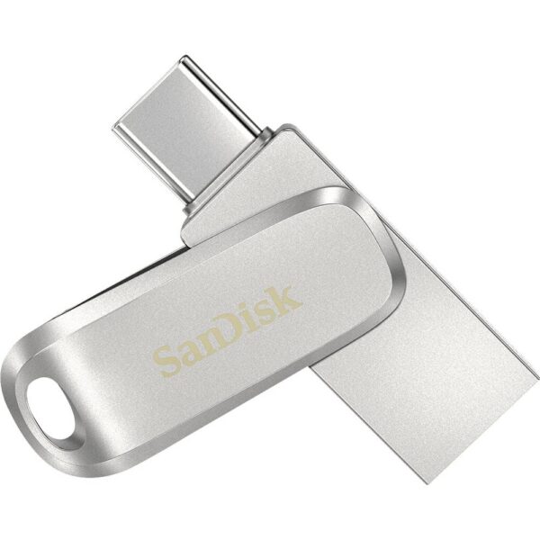 SanDisk Ultra Dual Luxe USB-stick smartphone/tablet Zilver 128 GB USB-C 3.1 Gen 1