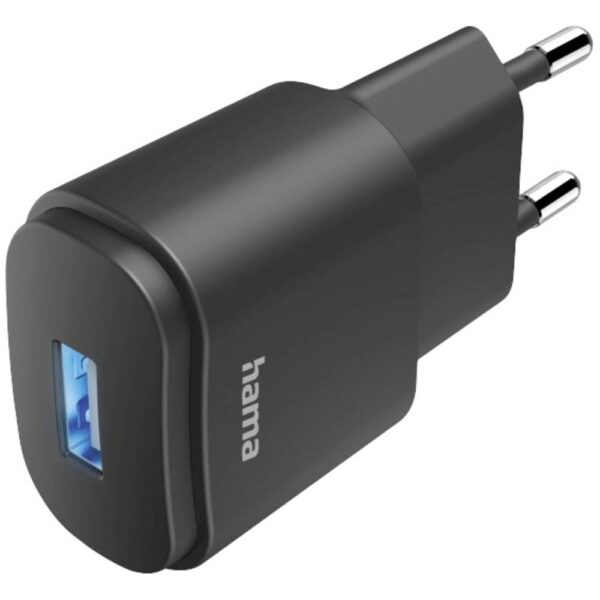 Hama USB-oplader 6.00 W 1x USB-A Zwart Binnen