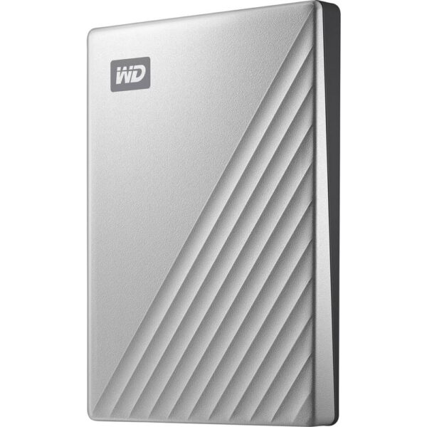 WD My Passport Ultra for Mac 2 TB Externe harde schijf (2,5 inch) USB-C Zilver WDBKYJ0020BSL-WESN