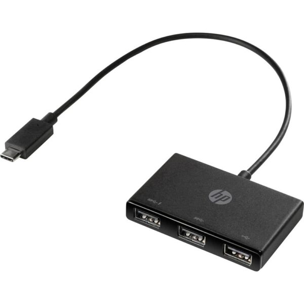 HP Inc. HP USB-C to USB-A Hub USB-C (USB 3.2 Gen 2) multiport hub Meerdere kleuren