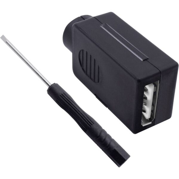 Quadrios 2001C199 USB 2.0 modulaire busset, type A Bus, recht 1 stuk(s)