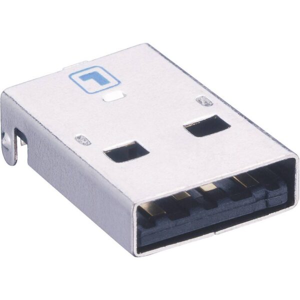USB-2.0-stekker Stekker, inbouw horizontaal 2410 08 2410 08 Lumberg Inhoud: 1 stuk(s)