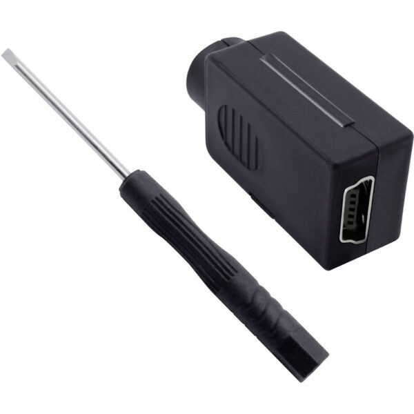 Quadrios 2001C207 Mini-USB 2.0 modulaire busset, type B Bus, recht 1 stuk(s)