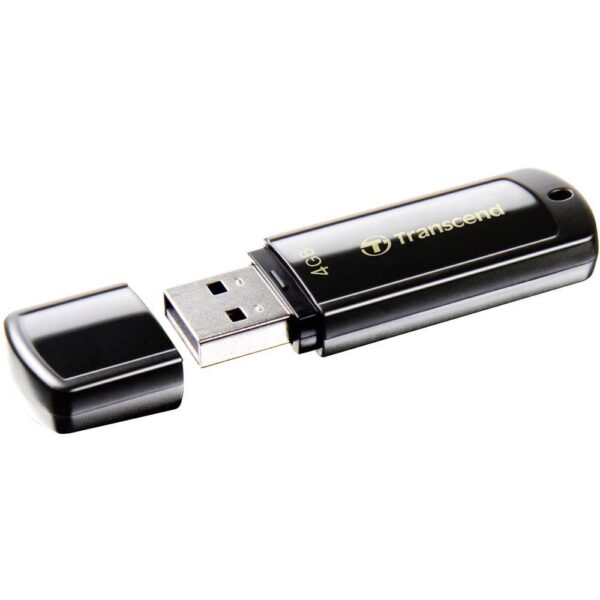 Transcend JetFlash® 350 USB-stick 4 GB Zwart TS4GJF350 USB-A 2.0