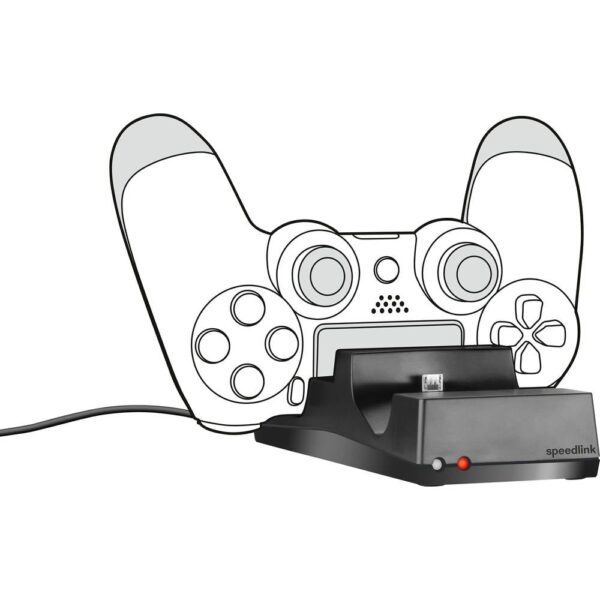 SpeedLink JAZZ USB Charger Laadstation controller PS4, PS4 Slim, PS4 Pro