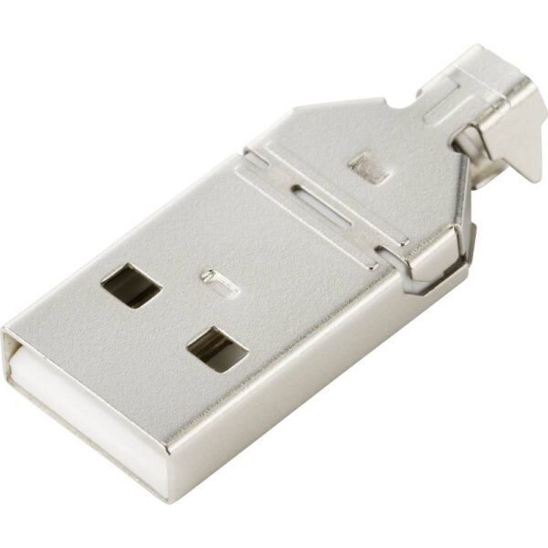 TRU COMPONENTS TC-9741696 USB 2.0 stekker A Male, FU-type Inhoud: 1 stuk(s)