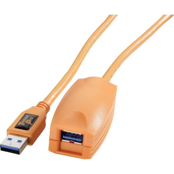 Tether Tools USB-kabel USB 3.2 Gen1 (USB 3.0 / USB 3.1 Gen1) USB-A stekker, USB-A bus 5.00 m Oranje CU3017