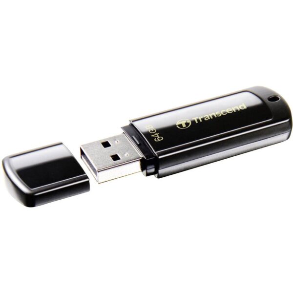Transcend JetFlash® 350 USB-stick 64 GB Zwart TS64GJF350 USB-A 2.0