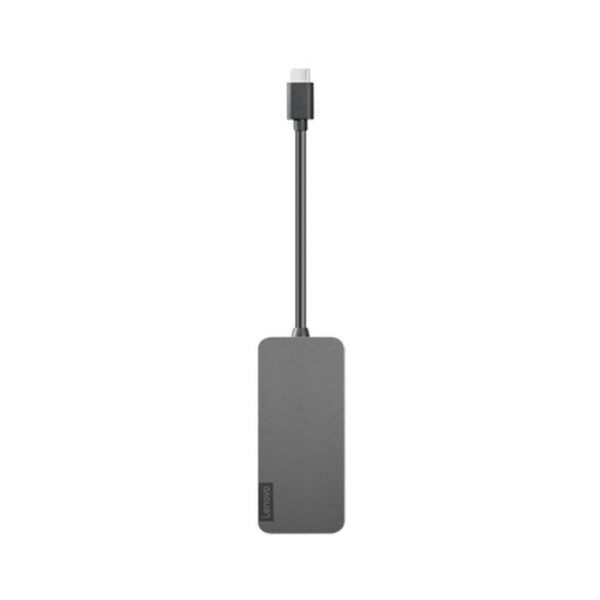 Lenovo USB-C to 4 Port USB-A Hub USB-C (USB 3.2 Gen 1) multiport hub 4 poorten Zwart