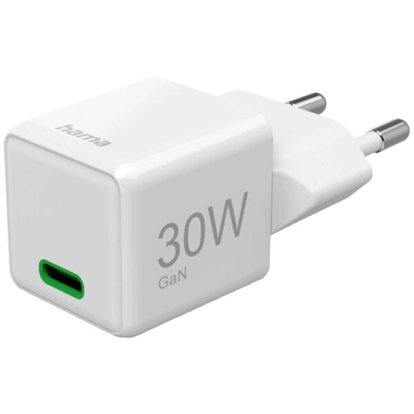 Hama USB-oplader 30.00 W 1x USB-C USB PD Wit Binnen USB Power Delivery (USB-PD)