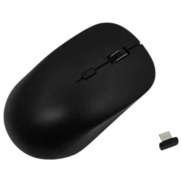 Matias M5DCBB Wireless USB-C® Mouse Muis Draadloos Optisch Zwart 4 Toetsen 1000 dpi, 1600 dpi