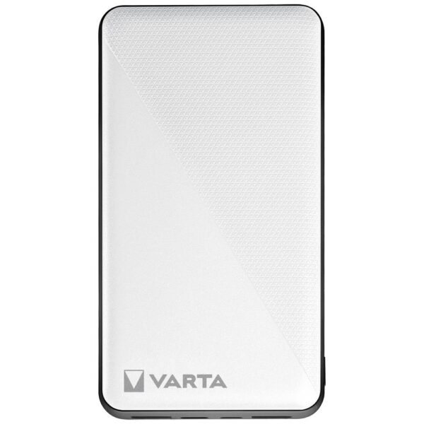 Varta Power Bank Energy 15000 Powerbank 15000 mAh LiPo USB-C, Micro-USB Wit/zwart Gelijktijdig laden en ontladen