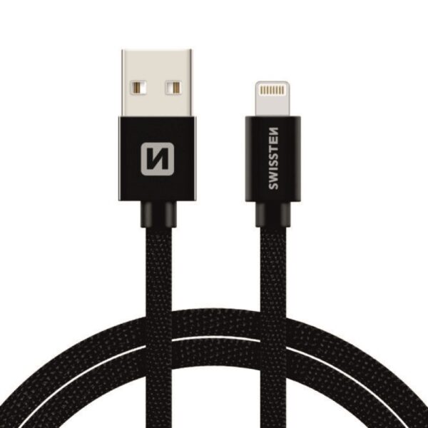 Swissten Swissten Lightning naar USB kabel - Apple Gecertificeerd - 2M - Zwart