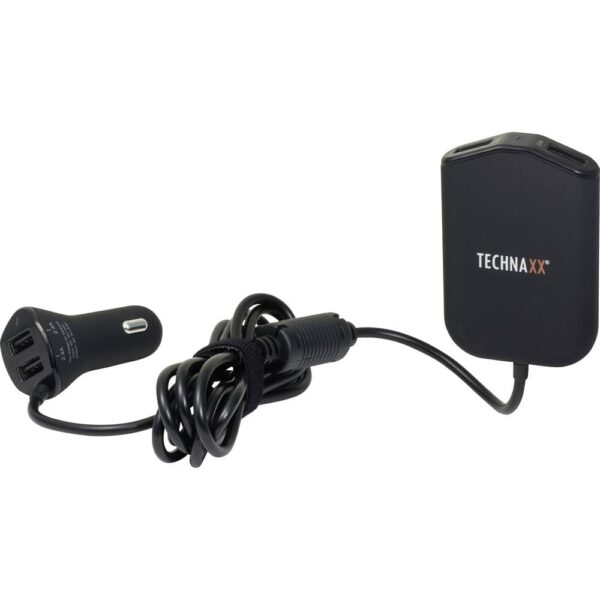 Technaxx 4708 TE14 Sigarettenaanstekerverdeler Interfaces: USB: 4 x