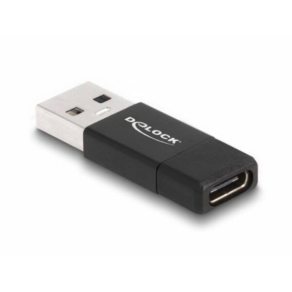 Delock USB 2.0 Adapter [1x USB 3.2 Gen 2 stekker A (USB 3.1) - 1x USB 3.2 Gen 2 bus C (USB 3.1)] 60001