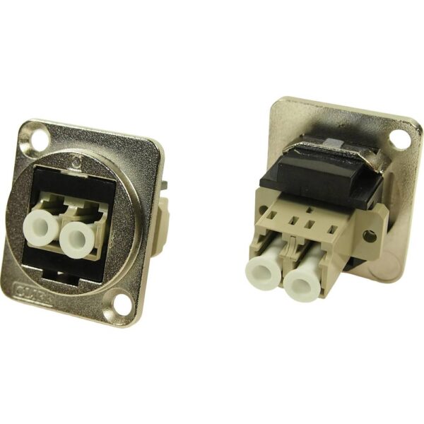 Cliff CP30214M CP30214M XLR-adapter LC Duplex MM Adapter, inbouw 1 stuk(s)