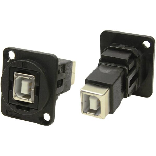 Cliff CP30203N USB2-adapter type B-type B-bus Adapter, inbouw 1 stuk(s)