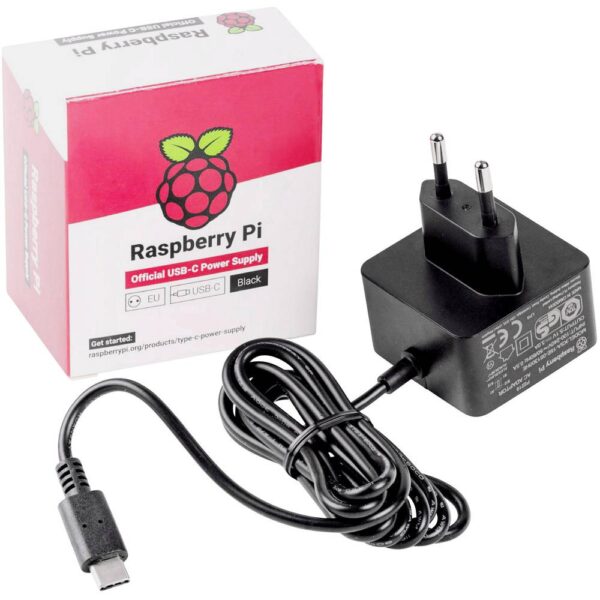 Raspberry Pi® SC0754 Stekkernetvoeding, vaste spanning Geschikt voor serie: Raspberry Pi® Uitgangsstroom (max.) 3000 mA 1 x USB-C stekker
