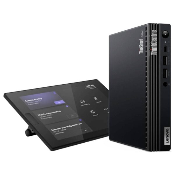 Lenovo ThinkSmart Tiny Kit + Conferentiesysteem LAN (10/100/1000 MBit/s), USB-A 3.1 Gen 1, USB-A 3.2 Gen 2 Zwart