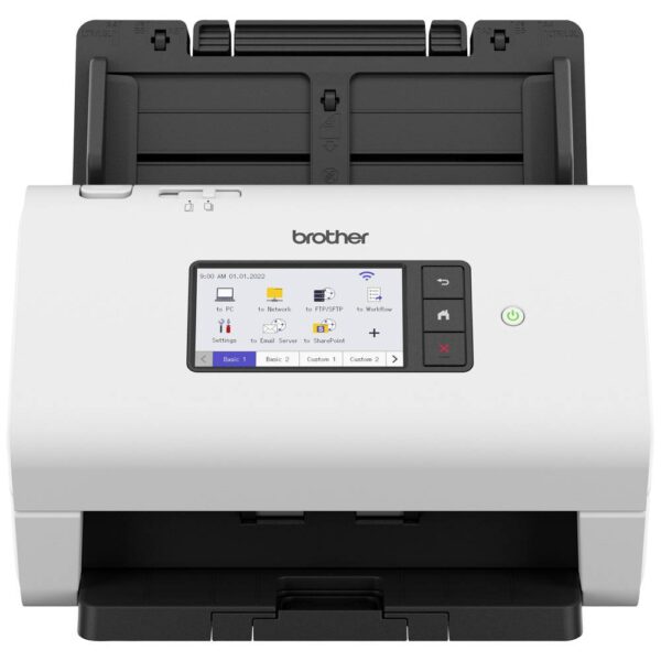Brother ADS4900W Documentscanner A4 600 x 600 60 pag./min. USB-A 2.0, USB-A 3.2 Gen 1, LAN (10/100/1000 MBit/s), WiFi