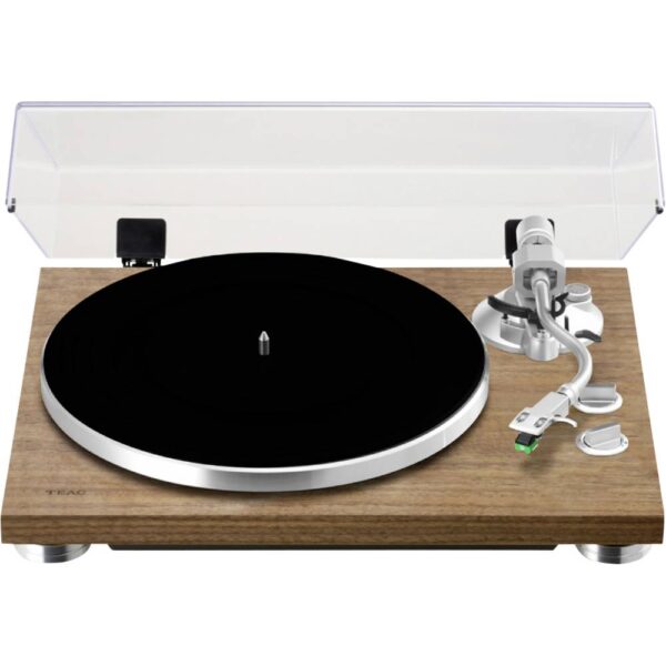TEAC TN-400BT-X Bluetooth Turntable Walnut Platenspeler Zwart, Walnoot