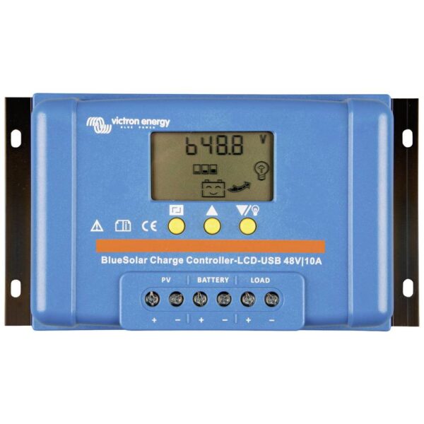 Victron Energy Blue-Solar PWM-LCD&USB Laadregelaar voor zonne-energie PWM 48 V 10 A