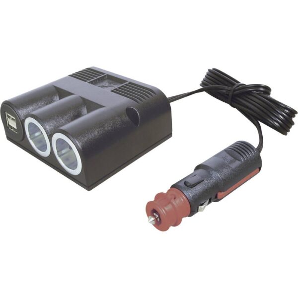 ProCar 67325501 Sigarettenaanstekerverdeler Aantal sigarettenaanstekerbussen: 2 x Interfaces: USB: 2 x Stroombelasting (max.): 16 A