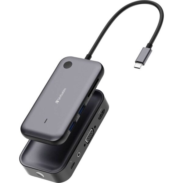 Verbatim 32146 USB-C / HDMI Adapter [1x USB-C - 1x HDMI] Zwart, Grijs 15 cm