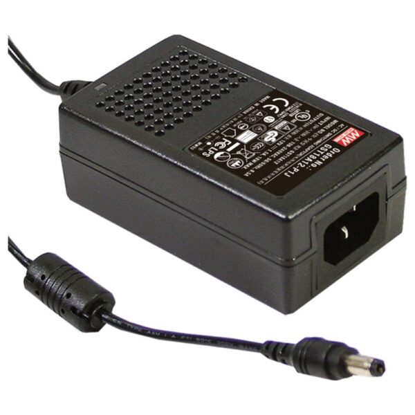 MEAN WELL GST18A24-P1J Tafelnetvoeding, vaste spanning 24 V 0.75 A 18 W