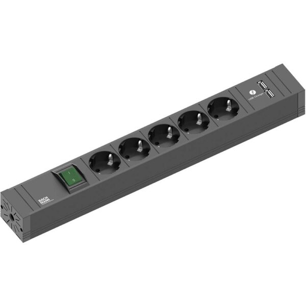 BACHMANN CONNECT LINE 5x geaard, Schakelaar USB A&A 15W