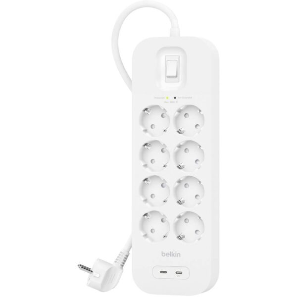 Belkin SRB004vf2M Stekkerdoos Wit CEE-stekker 1 stuk(s)
