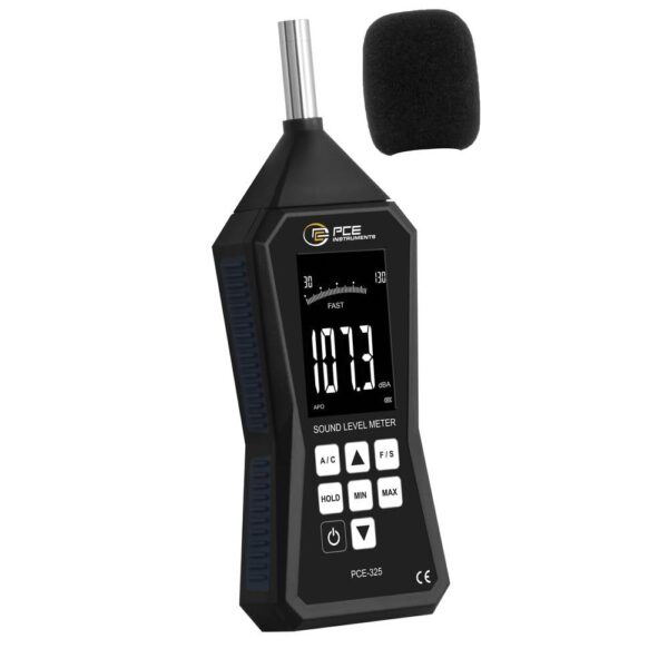 PCE Instruments Decibelmeter 30 - 90 dB 31.5 Hz - 8000 Hz Micro-USB