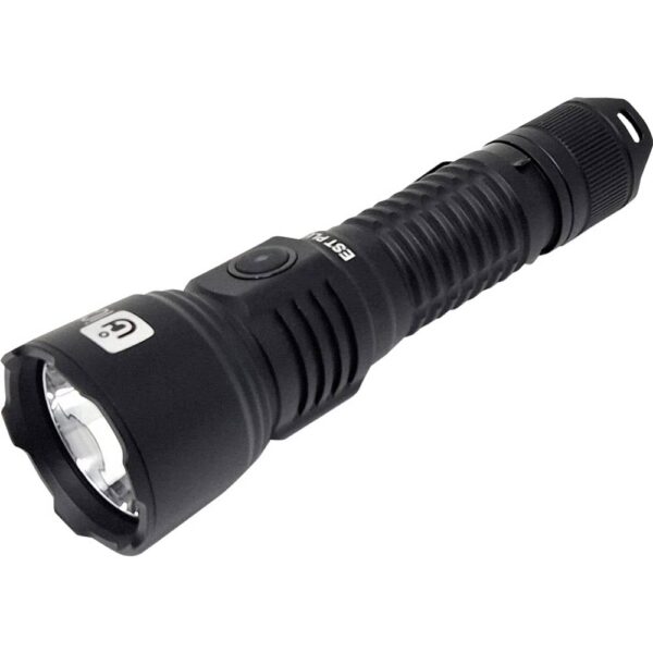 ICU Luminator Zaklamp werkt op Li-ion oplaadbare batterij LED Groot bereik, IP68 (waterdicht), Met USB-poort 1600 lm 120 g