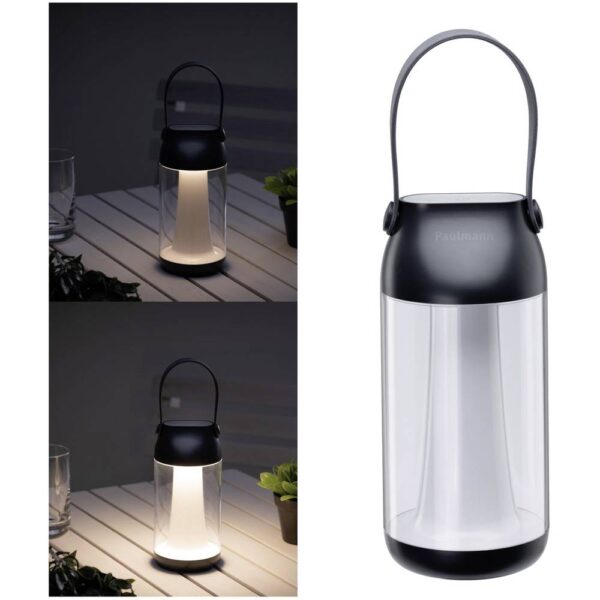 Paulmann 94267 LED-tafellamp voor buiten 1.3 W Warmwit Transparant, Antraciet