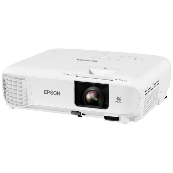 Epson EB-W49 Beamer 3LCD 3800 lm 1280 x 800 WXGA 2x VGA-ingang, Automatische keystone-correctie, Geïntegreerde luidspreker, Met afstandsbediening, USB-display,