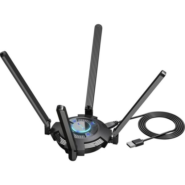 Wavlink Vitesse Ultra WiFi 6E AX5400 USB3.0 Adapter WiFi-adapter USB-A 3.0 5400 MBit/s