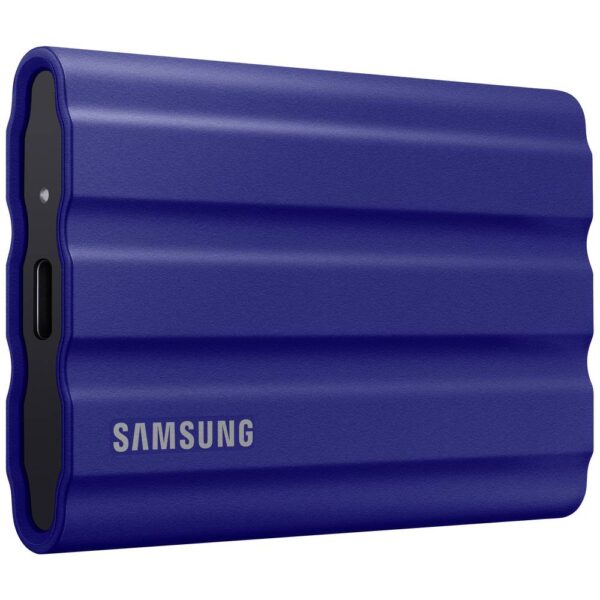 Samsung Portable T7 Shield 1 TB Externe SSD harde schijf USB-A 3.2 Gen 2 Blauw MU-PE1T0R/EU