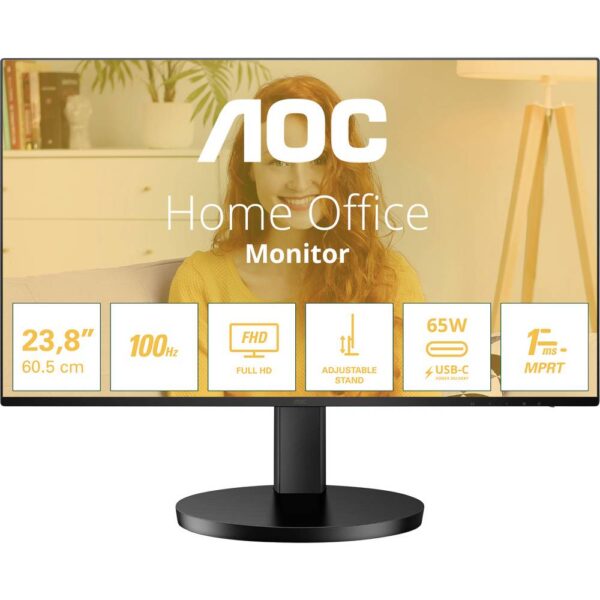 AOC Q27B3CF2 LED-monitor Energielabel E (A - G) 68.6 cm (27 inch) 1920 x 1080 Pixel 16:9 1 ms HDMI IPS LED