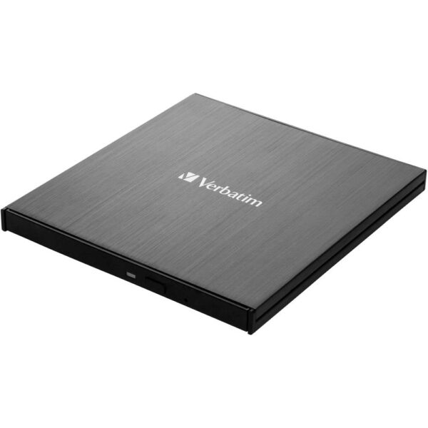 Verbatim External Ultra HD 4K Externe Blu-ray brander 4K-video-ondersteuning Retail USB-C 3.2 Gen 1 Zwart