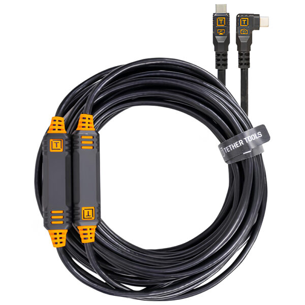 TetherTools TetherGuard Leverlock & Cable Kit USB-C 9.4 m Zwart